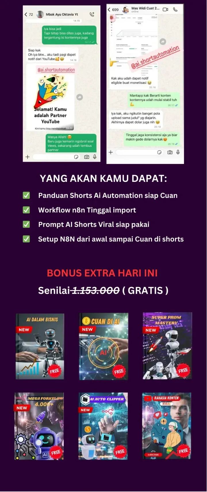 Screenshot WA murid